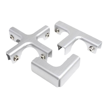 Tempered glass fixed clip bracket buckle slot connection piece punch-free reinforced corner protector aluminum alloy fish tank