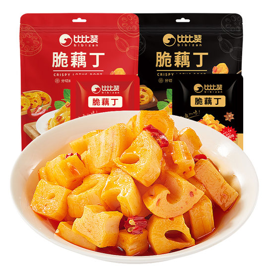 Bibizan knusprige Lotuswurzel würzige Fertiggerichte 80 Packungen