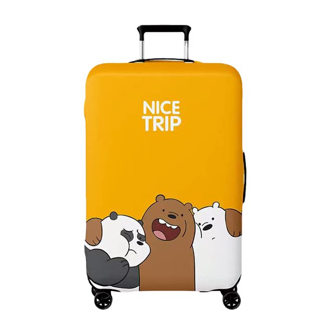 Elastic suitcase protective cover