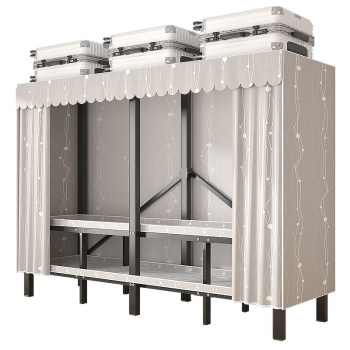 Home bedroom sturdy and durable cloth wardrobe for rental