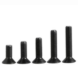 ເກຣດ 12.9 ແຮງສູງ countersunk head hexagon socket screws flat head hexagon bolts screws M3M4M5M6M8M10M12