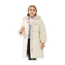 Snow childrens feather - clothes girls in the snow - wear long - term thickening 2023 new gas - feather jacket