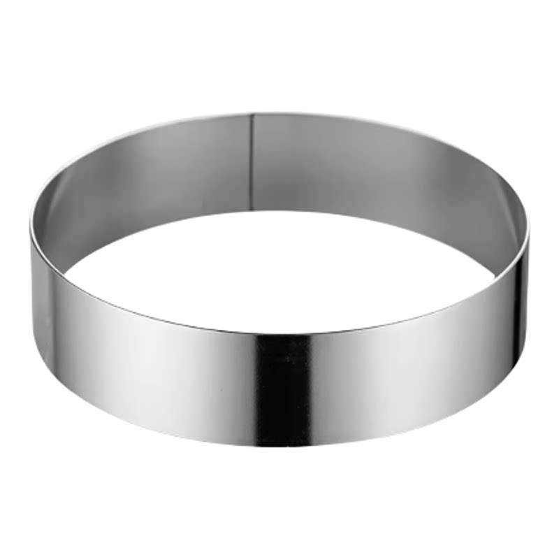2cm high stainless steel round steel ring electric cake