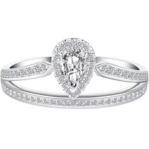 CRD Gram Touts ART CUT Drill Withdrawal 18k Gold Diamond Ring Female Wedding Ring Courted Wedding Group Inlaid Natural Real Diamond Engagement
