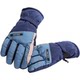 Winter men's velvet warm and waterproof ski gloves