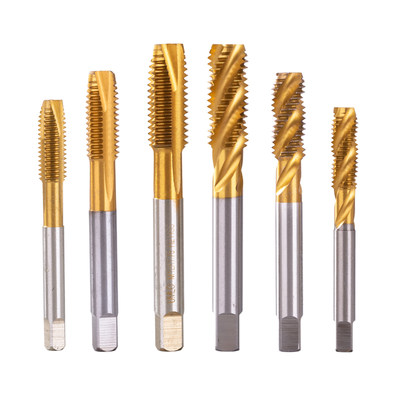Quality machine with titanium-plated spiral spiral tip tap tip tap M3 M4 M5 M6 M8 stainless steel