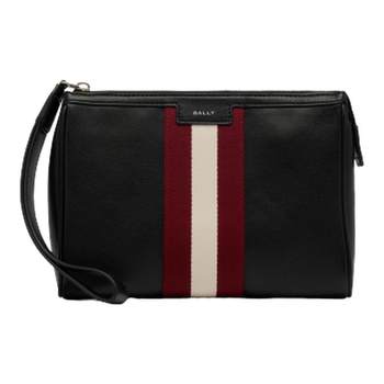 Enjoy special offers bally bally 25 autumn and winter code red and white striped cow leather men's clutch 6311762