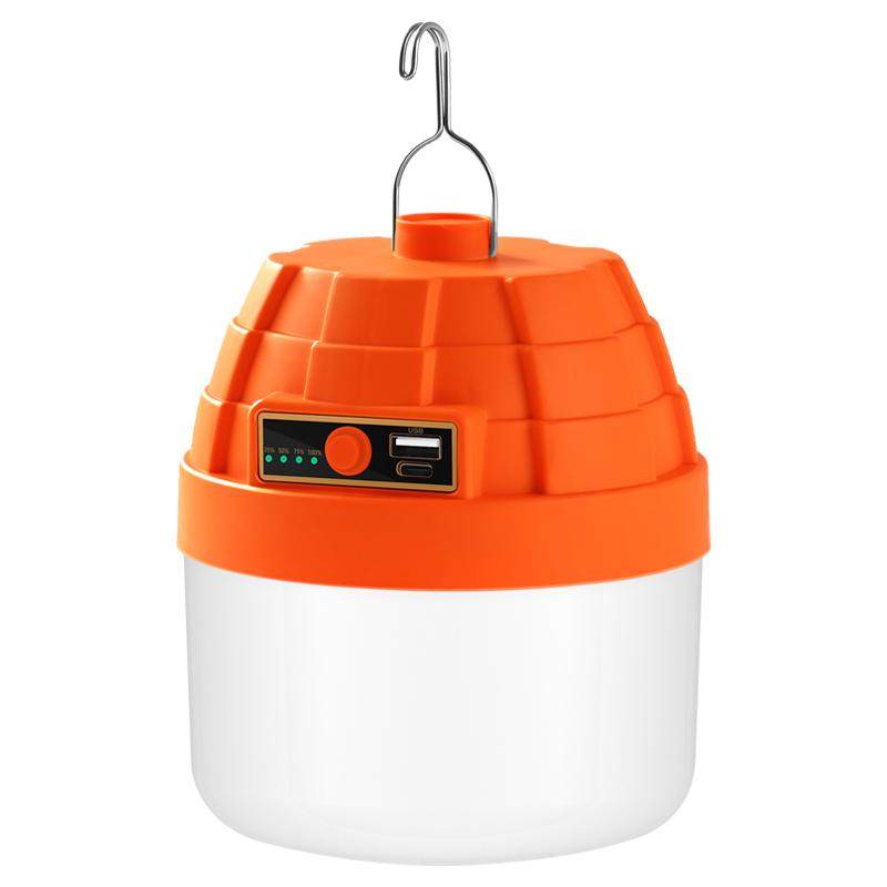 LED outdoor rechargeable lighting night market street stall ultra-bright long-life household power outage emergency camping light bulb