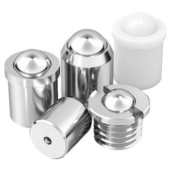 Spring ball head plunger press-in glass bead flange bead positioning bead steel bead stainless steel step wave bead screw