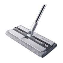 David flat mop household lazy mop 2024 new hand-washable mopping artifact clip mop dual-purpose net