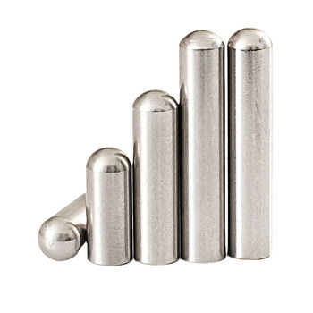 0.9-12mm stainless steel pin solid roller head round head pin cylindrical round head pin positioning ball head pin