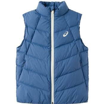 Asics children's wear 25th winter new children's sports down vest, lightweight, warm, versatile and waterproof