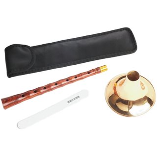 Professional beginners professionally play the new art suona instrument