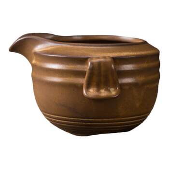 Chahai ge kiln antique stoneware side handle household ceramics