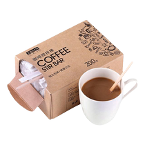 Coffee stirring stick disposable wooden extended honey stick spoon solid wood hot drink stirring stick coffee stick