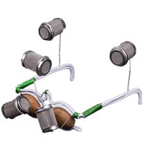 Walnut moxibustion glasses frame warm moxibustion device eye moxibustion box childrens eyes myopia eye protection moxibustion eye moxibustion device eye household