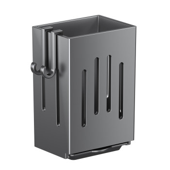 Chopstick storage box drain rack household spoon chopstick cage basket chopstick barrel kitchen storage rack without punching wall hanging type