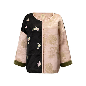 New year's war uniform! chinese style silk embroidered new year's cotton clothes New year's war uniform! chinese style silk embroidered new year's cotton clothes
