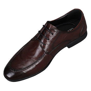 First-layer cowhide lace-up casual leather shoes british style shoes