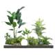 Simulated plant landscaping balcony landscape layout indoor artificial flower tree decoration under the stairs bionic green plant landscaping combination