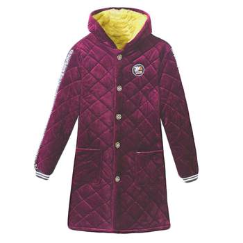 Thickened coat for women's cotton coat hooded large size Thickened coat for women's cotton coat hooded large size