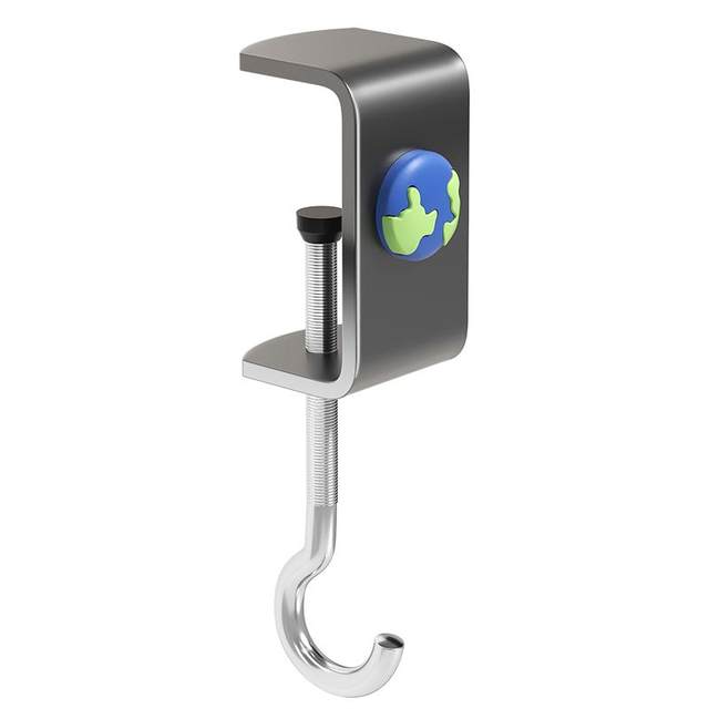 School bag hook side adjustable at the desk for primary school students dormitory desk desk hook desk hook custom storage hook student desk side movable desktop artifact office desk bag hanger