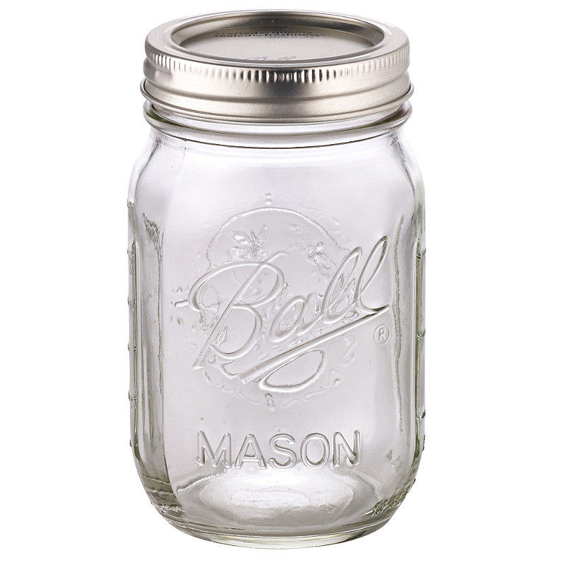 Imported glass water cup sealed jar from the United States