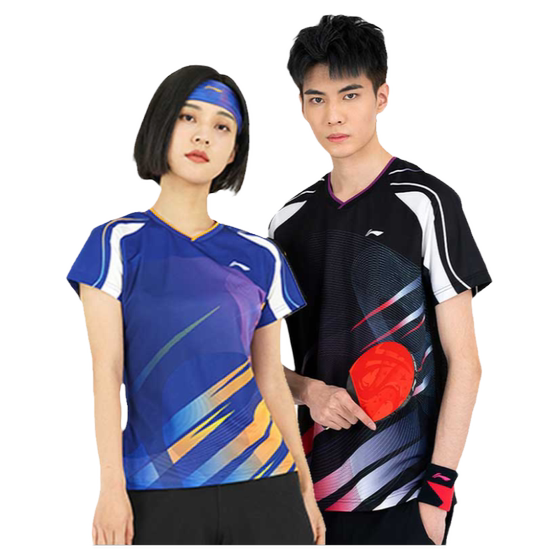 
Li Ning table tennis uniform new summer breathable quick-drying sweat-absorbing jersey for men and women set provincial team competition training suit special
