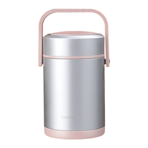 秋冬季保温饭盒桶不锈钢超长保温真空提锅大容量饭桶24小时上班族