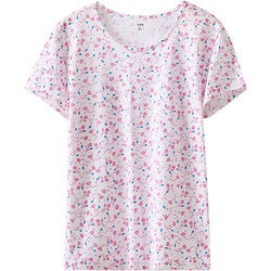 AB underwear summer home wear women's pure cotton vest mom sweatshirt ກາງເກງຜູ້ສູງອາຍຸແລະຜູ້ສູງອາຍຸສັ້ນແຂນເສື້ອ pajamas S726
