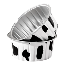 Cuidahuang air fryer special tin foil bowl household reusable aluminum foil egg tart tray baking pudding bowl cup