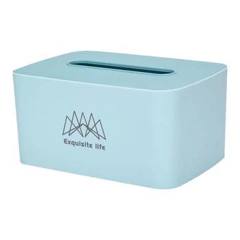Light luxury high-quality living room coffee table desktop tissue box