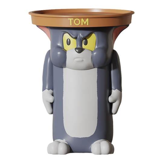 卡通汤姆猫茶几落地摆件客厅电视柜可爱家居创意饰品乔迁新居送礼