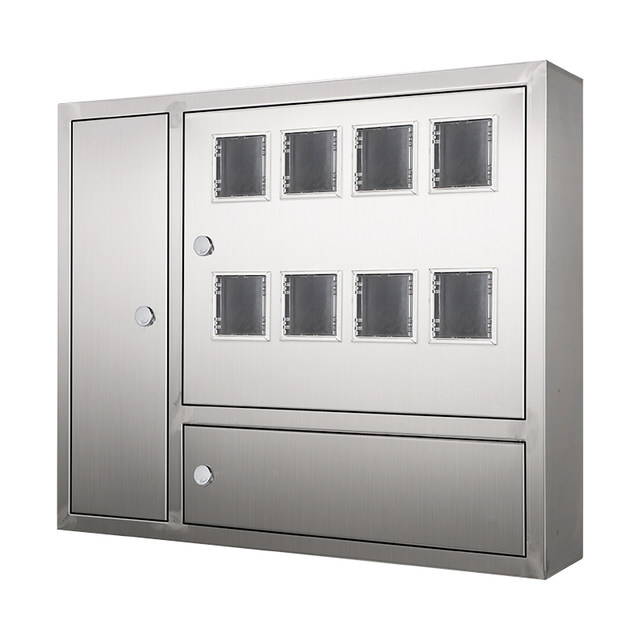 Stainless steel meter box light and dark rainproof model customized