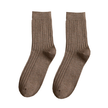 Socks for men's pure cotton odorproof sweat-absorbing spring and autumn middle tube socks