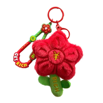 2024 New Creative Rich Car Keychain Womens Exquisite School Bag Pendant Small Jewelry Keychain Gift