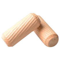Round wood plug wooden stick tenon twill wood wooden nail furniture connector three-in-one special M6 M8 M10 M12