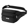 Multifunctional outdoor sports crossbody men's waist bag for summer travel waterproof wear-resistant large capacity cash collection work
