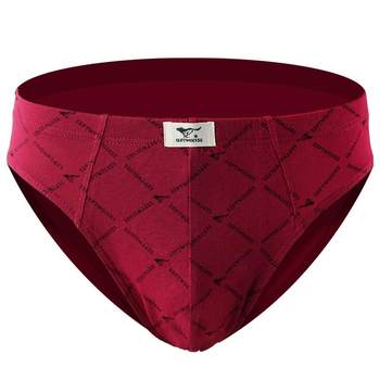 Seven wolf pure cotton triangle men's underwear loose large size