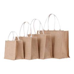 MUJI/MUJI jute bag jute shopping bag fashionable ງ່າຍ​ດາຍ​ການ​ເກັບ​ຮັກ​ສາ​ສິ່ງ​ແວດ​ລ້ອມ handbag shoulder bag