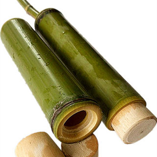 Freshly chopped green and fragrant rice dumplings for street stalls