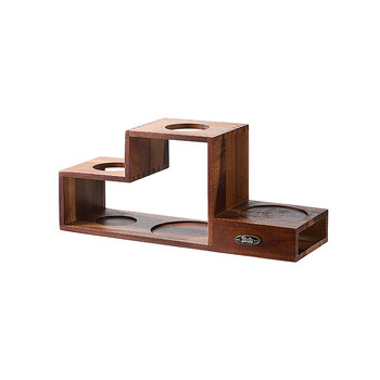 Bincoo hand-making coffee pot set hand grinding coffee machine hand-crank storage stand wooden coffee hand-making coffee pot full set