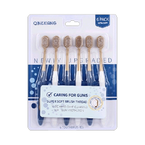 Single product toothbrush soft bristles adult super soft wide head couple 6 pack mens home supermarket same toothbrush