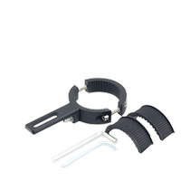 Motorcycle spotlight bracket clamp single hole aluminum alloy enlarged pipe clamp shock absorption LED headlight pipe clamp extension bracket