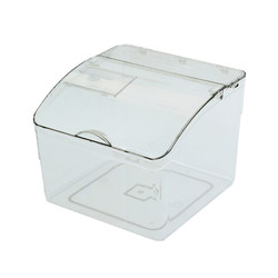 Supermarket food display box plastic box dry fruit box pickle box transparent plastic bulk candy box dry fruit snack box