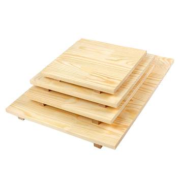 Ceramic wood cushion clay sculpture clay board base