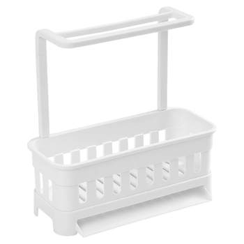 Slope drain upgrade and heighten sink tile storage rack