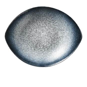 Porcelain wiener irregular ceramic dish olive shape