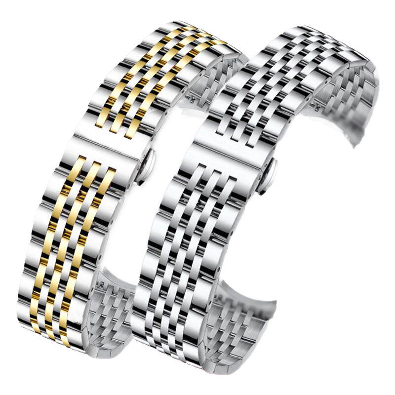 Moderate stainless steel watch with bright finish