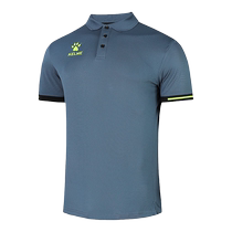 KELME basketball referee uniform top mens lapel short-sleeved POLO shirt summer new T-shirt can be printed